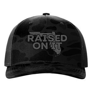 Raised On It | Florida Logo | Embroidered Trucker Hat
