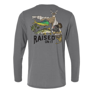 Florida Sportsman Performance Shirt | Steel Grey | Unisex Long-Sleeve Performance Shirt