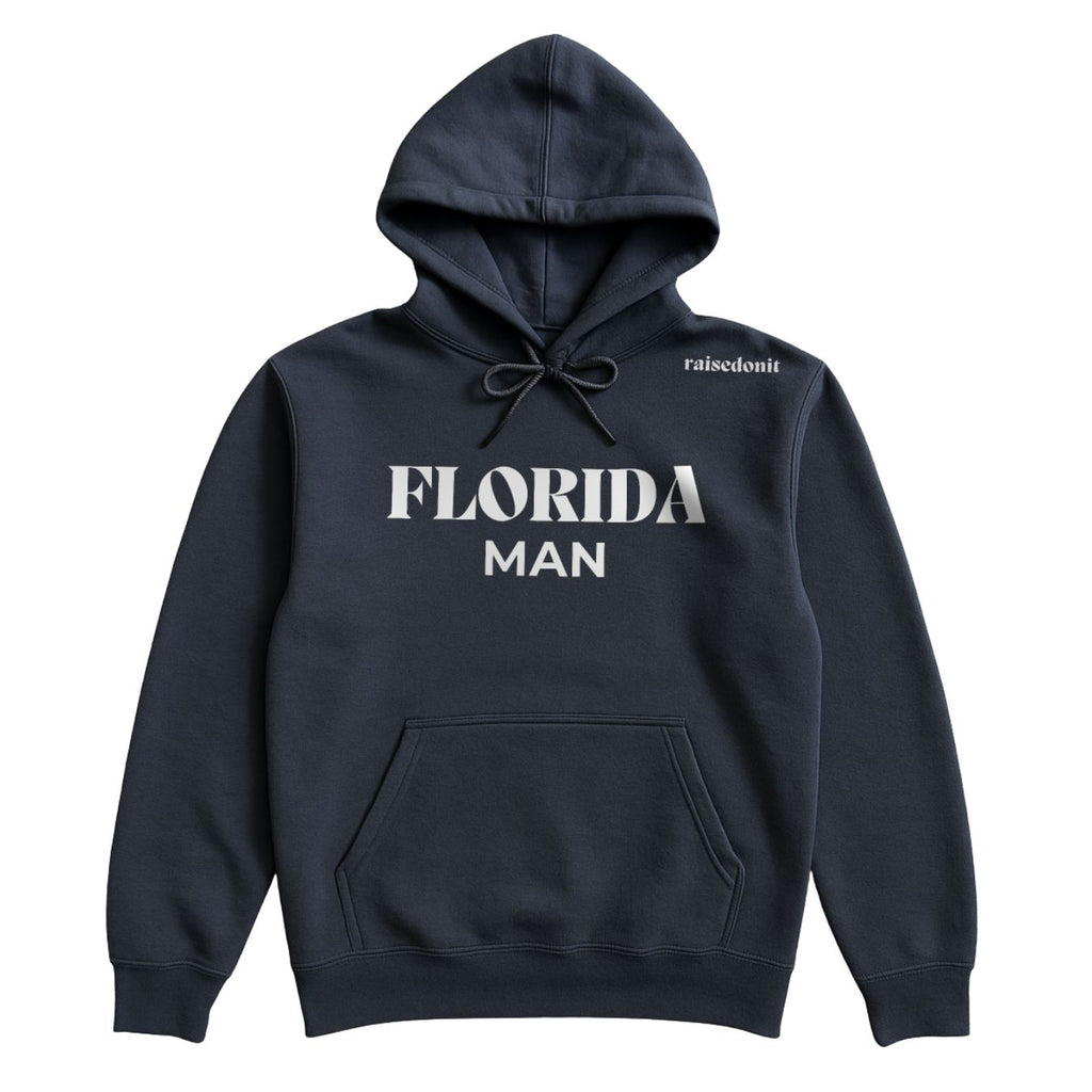 Florida Man | Navy Blue | Unisex Comfort Hoodie
