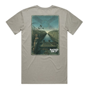 Florida Waterfowl | Mudboat Artwork | Light Grey Comfort Tee