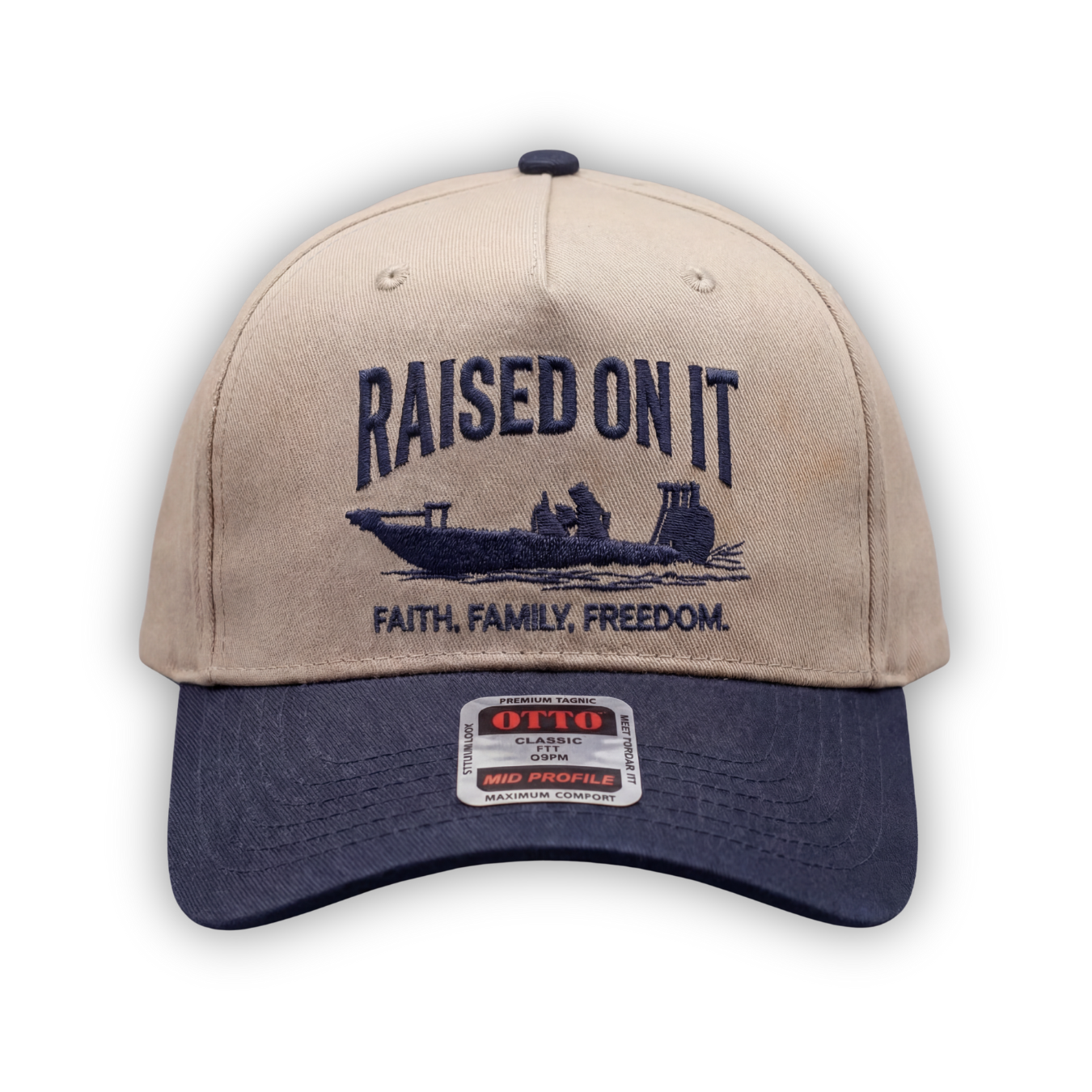 Outboard Legacy Hats | Faith. Family. Freedom. | Embroidered 5 Panel Hats