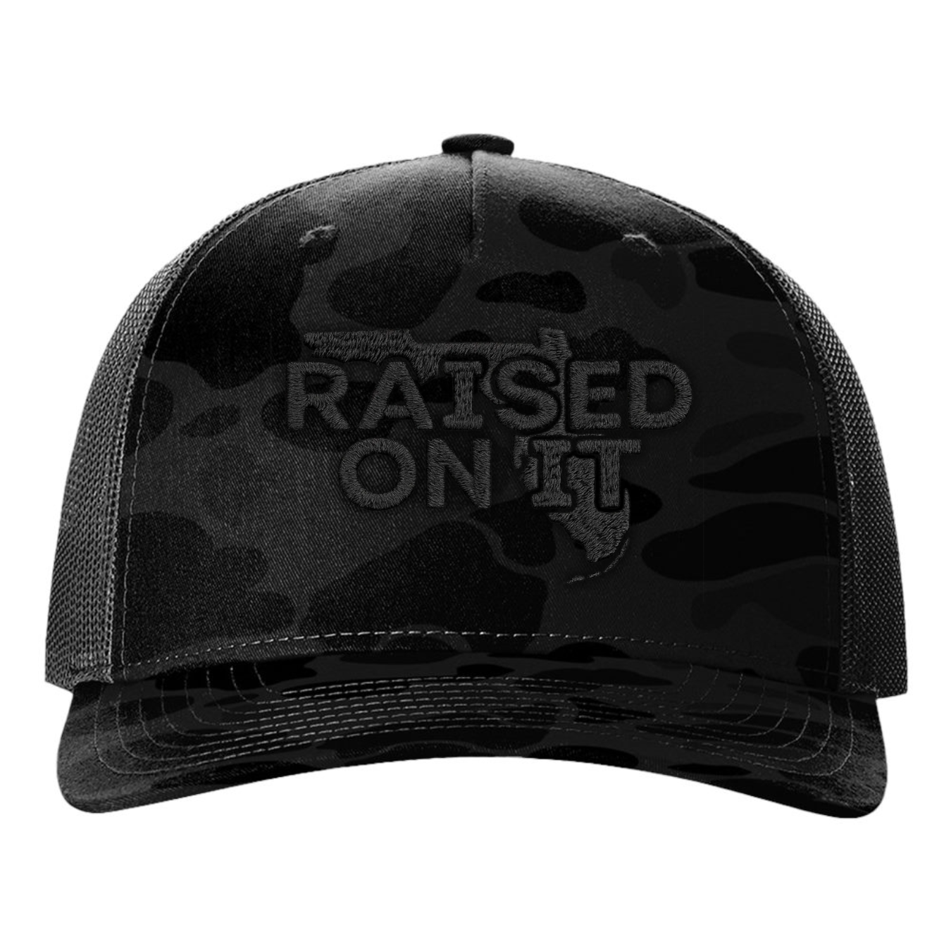 Raised On It | Florida Logo | Embroidered Trucker Hat