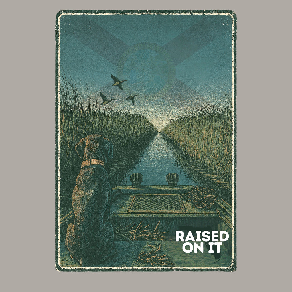 Florida Waterfowl | Mudboat Artwork | Light Grey Comfort Tee