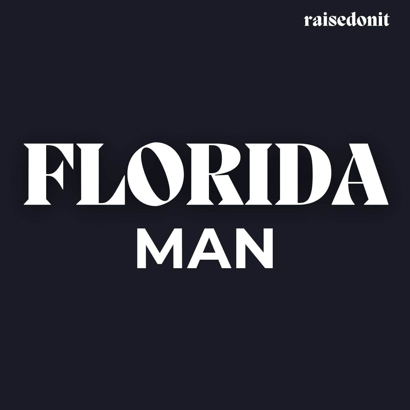 Florida Man | Navy Blue | Unisex Comfort Hoodie