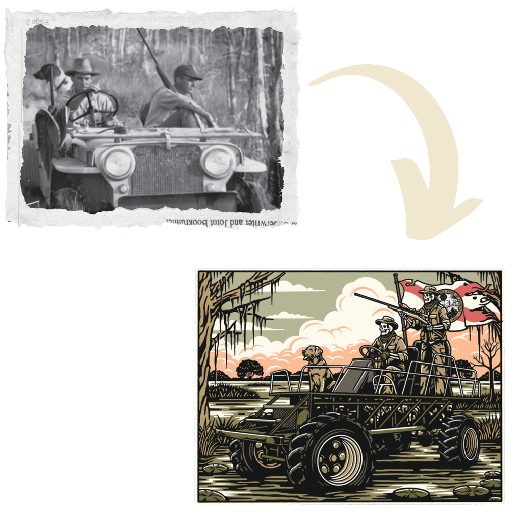 Youth & Toddler Swamp Buggy | Black | Youth Comfort Short Sleeve