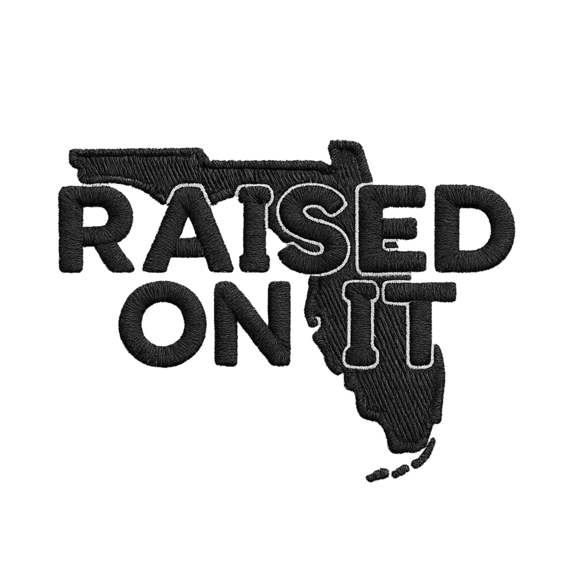 Raised On It | Florida Logo | Embroidered Trucker Hat