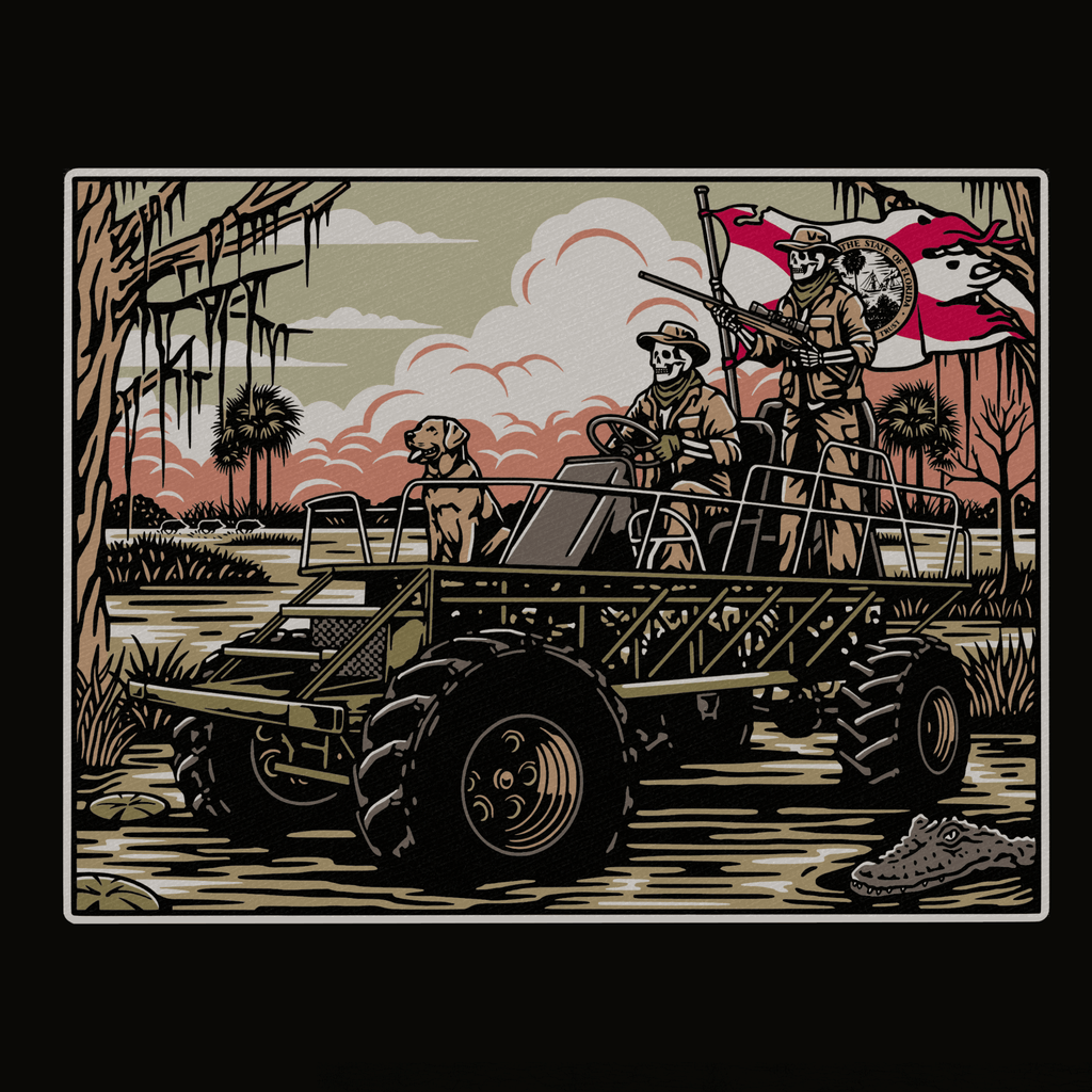 Youth & Toddler Swamp Buggy | Black | Youth Comfort Short Sleeve