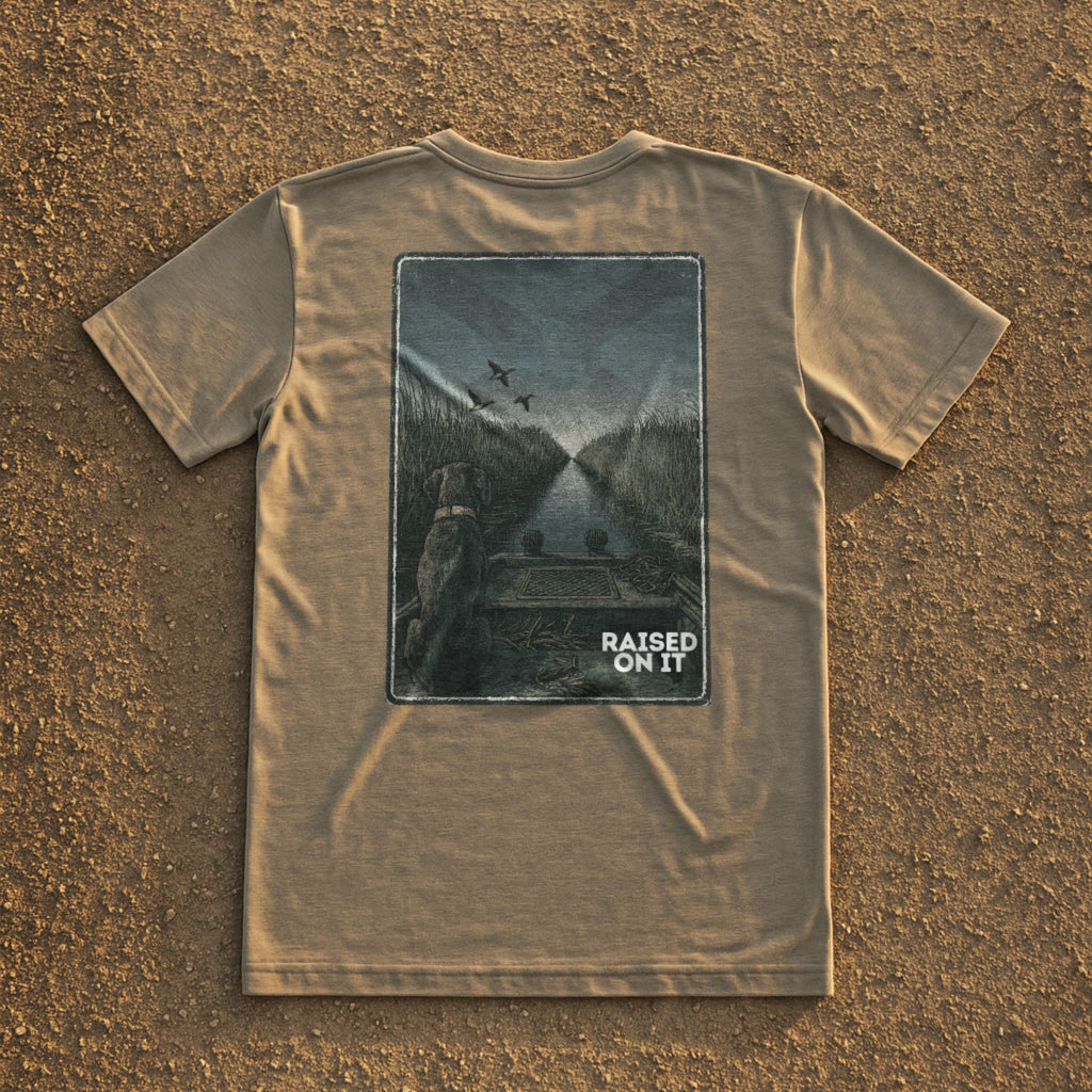 Florida Waterfowl | Mudboat Artwork | Light Grey Comfort Tee
