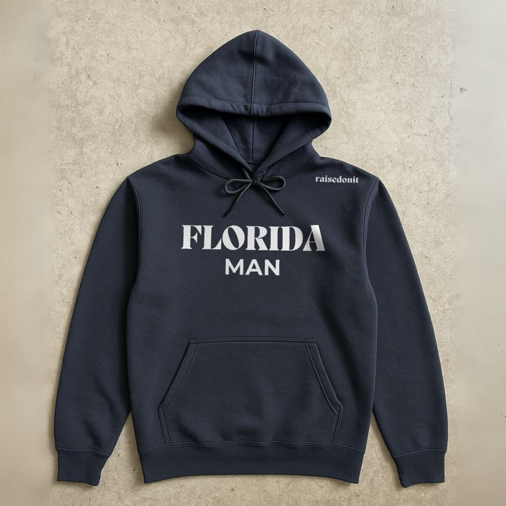 Florida Man | Navy Blue | Unisex Comfort Hoodie