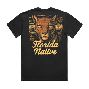 Florida Native | Panther Graphic | Heavyweight Premium Tee