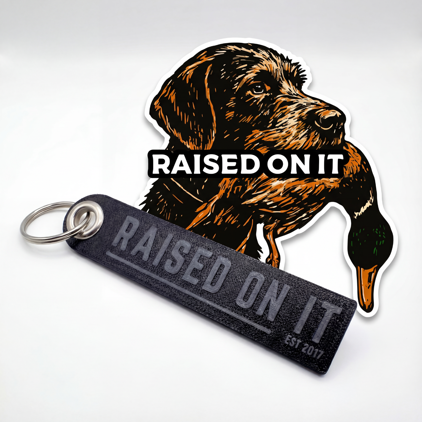 Free With Purchase | Raised On It Pulltab Keychain + Sticker